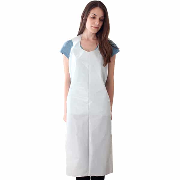 Armour Safety Products Ltd. - Disp White Aprons H/Card  – 89cm x 156cm