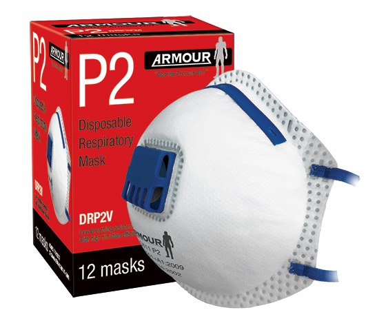 Armour Safety Products Ltd. - Armour Disposable Respirator Valve Mask – P2