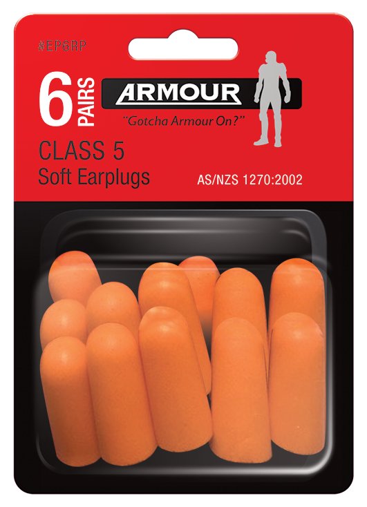 Armour Safety Products Ltd. - Armour Disposable Ear Plug Uncorded Retail Pack – Class 5