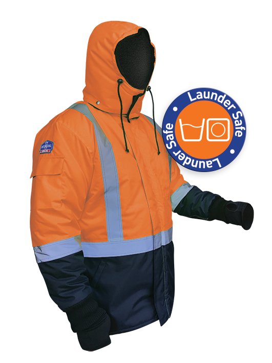 Armour Safety Products Ltd. - Iceking Orange/Navy Launderable Jacket