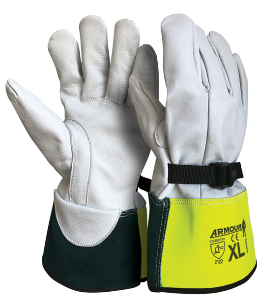 Armour Safety Products Ltd. - Armour Hi Voltage Leather Overglove