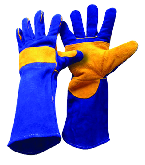 Armour Safety Products Ltd. - Armour Leather Blue Welding Glove – 40cm