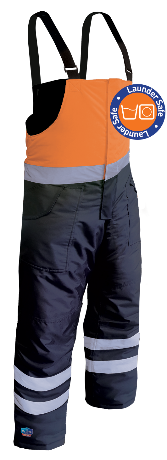 Armour Safety Products Ltd. - Iceking Orange/Navy Launderable Bib Pant