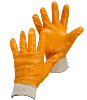 Armour Safety Products Ltd. - Armour Orange Nitrile Full Coat Glove