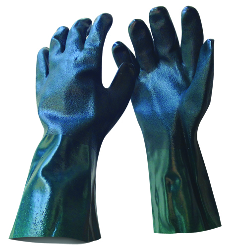 Armour Safety Products Ltd. - Green PVC Chemical Gauntlet Glove – 35cm