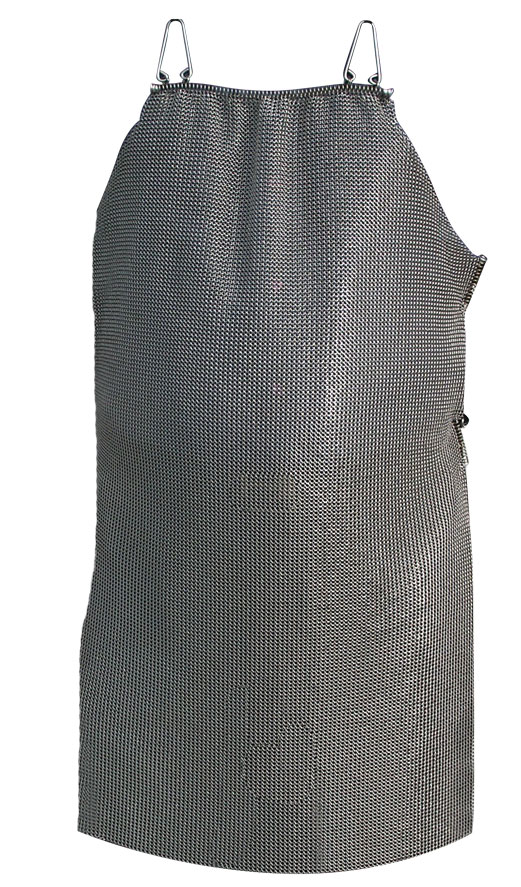 Armour Safety Products Ltd. - Chain Mesh Apron 4mm – 735mm x 500mm