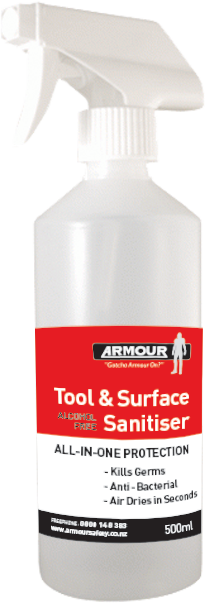 Armour Safety Products Ltd. - Armour Tool & Surface Sanitiser – 500ml