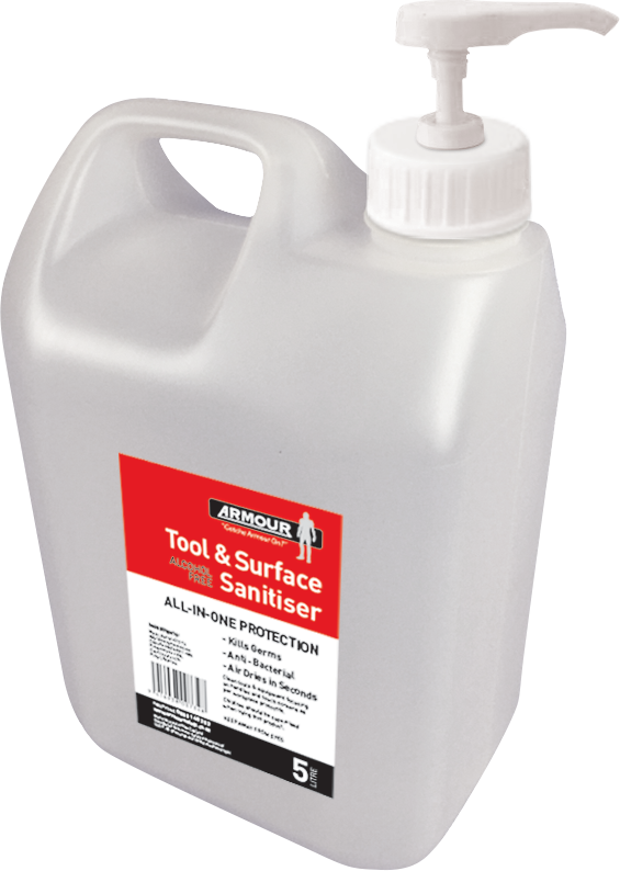 Armour Safety Products Ltd. - Armour Tool & Surface Sanitiser – 5 Ltr